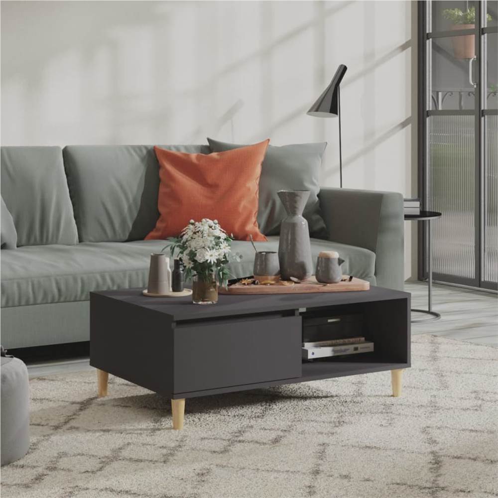 

Coffee Table Grey 90x60x35 cm Chipboard