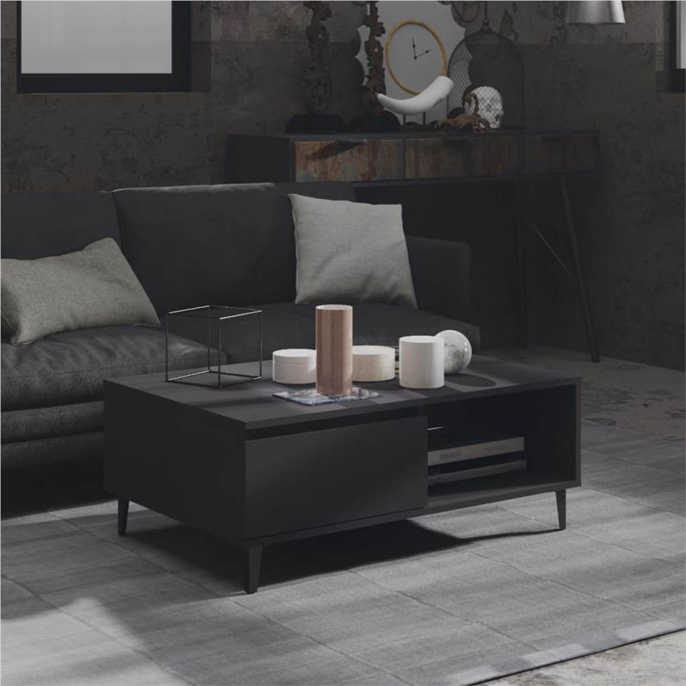 

Coffee Table Grey 90x60x35 cm Chipboard