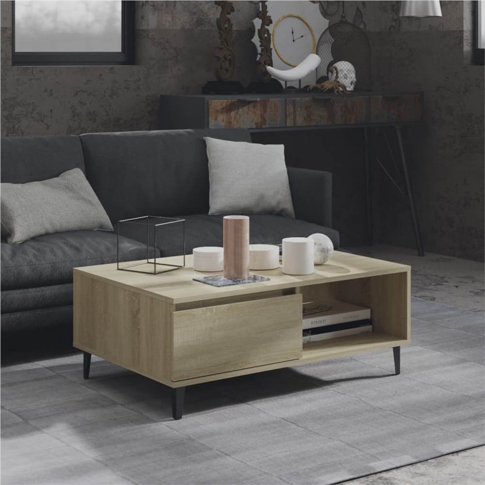 

Coffee Table Sonoma Oak 90x60x35 cm Chipboard