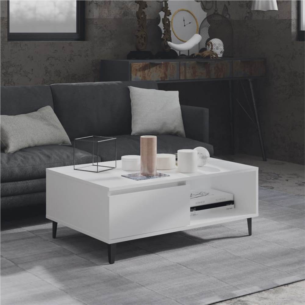 

Coffee Table White 90x60x35 cm Chipboard