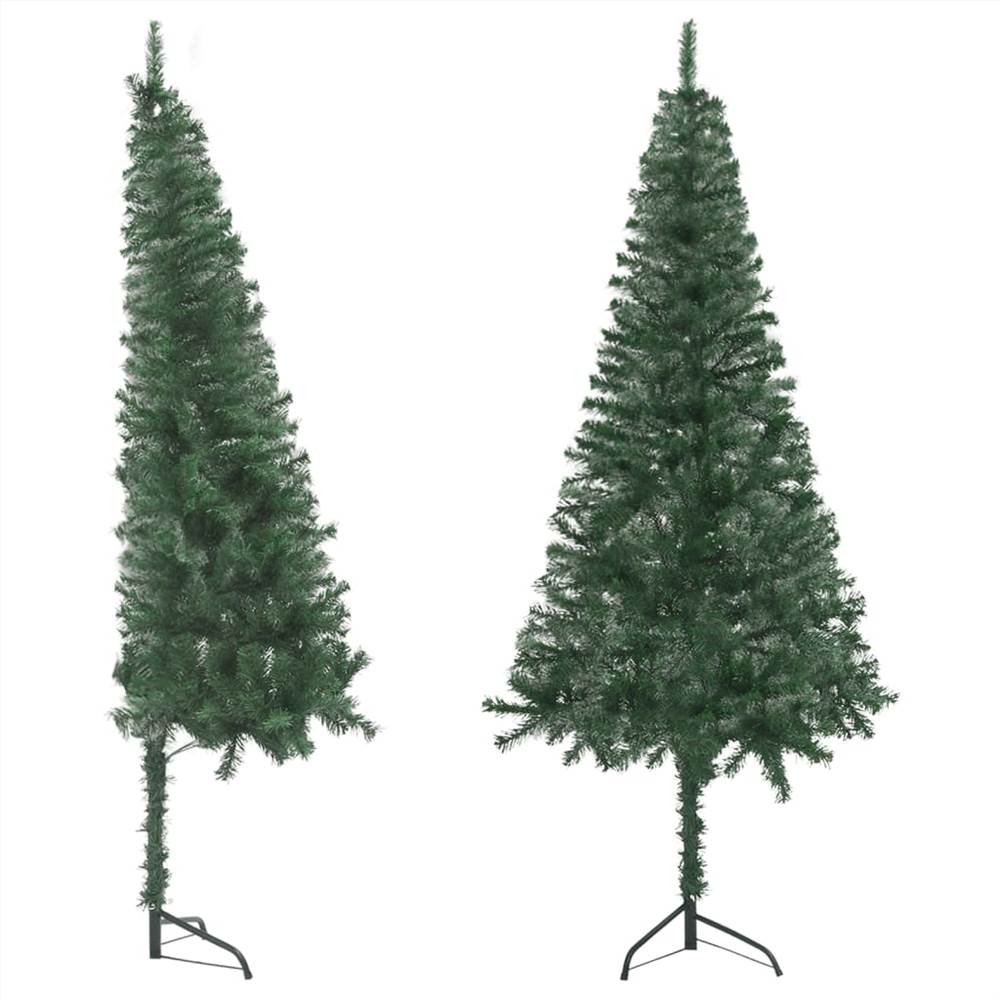 Corner Artificial Christmas Tree Green 120 cm PVC