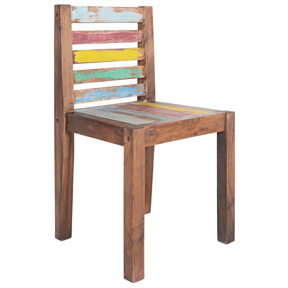 Dining Chairs 2 pcs Solid Reclaimed Wood