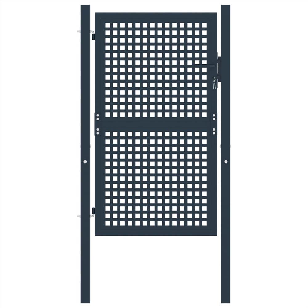 

Fence Gate Anthracite 102x175 cm Steel