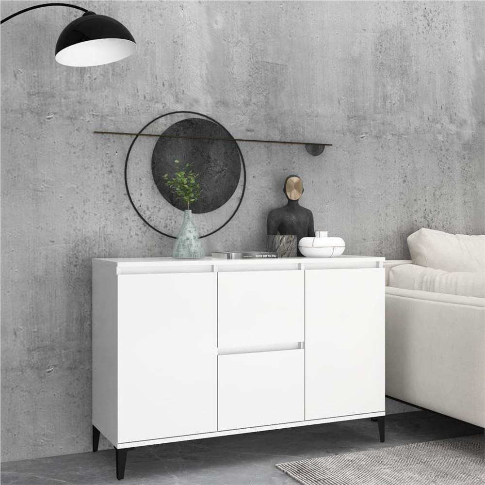 Sideboard White 104x35x70 cm Chipboard, Other  - buy with discount