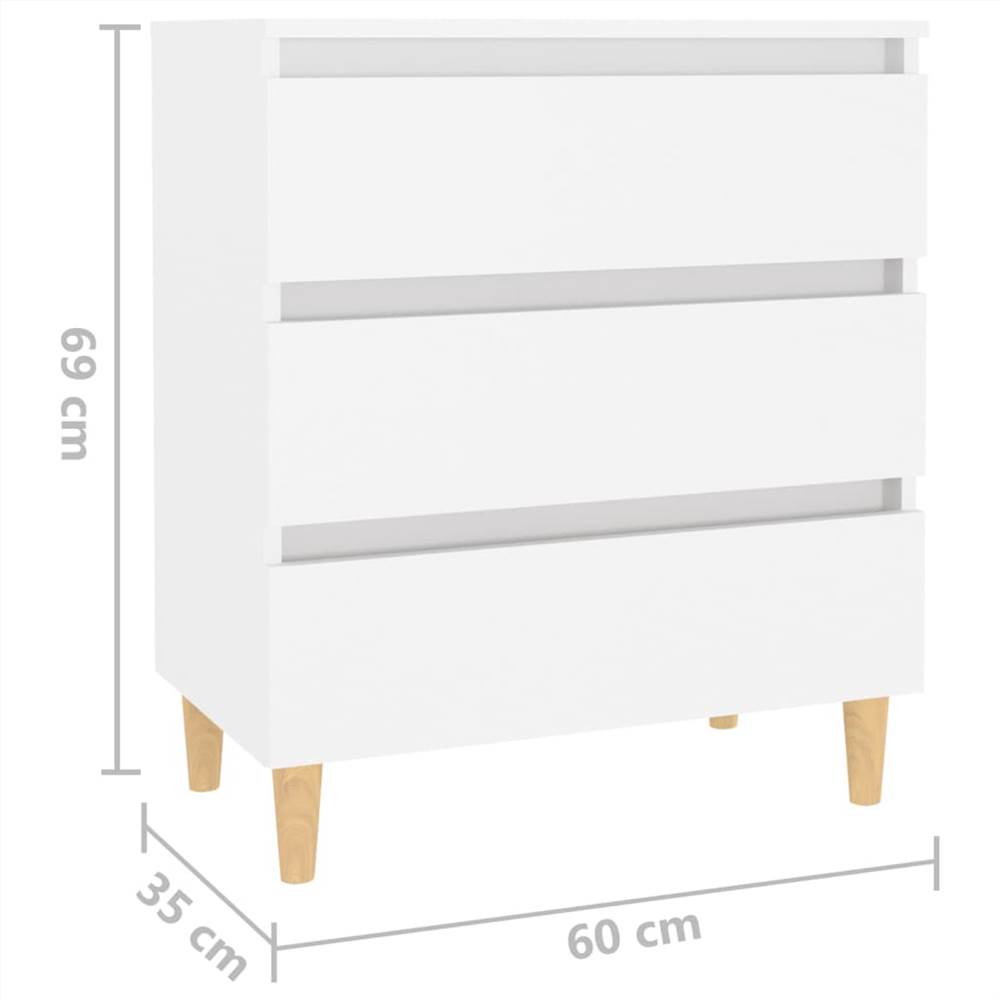 Sideboard White 60x35x69 Cm Chipboard 12 Sideboard White 60x35x69 cm Chipboard