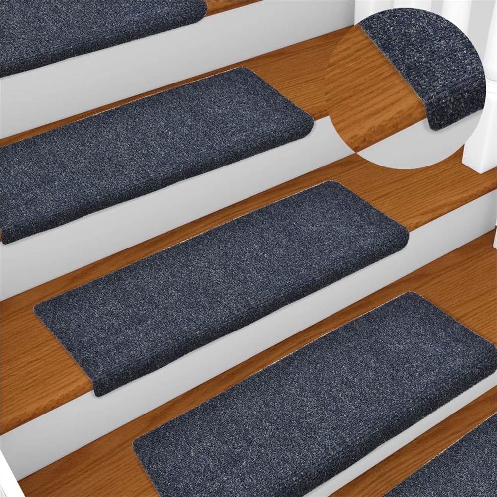 Stair Mats 5 pcs Anthracite 65x25 cm Needle Punch