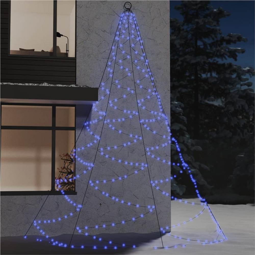 

Wall Tree with Metal Hook 720 LED Blue 5 m Indoor Outdoor
