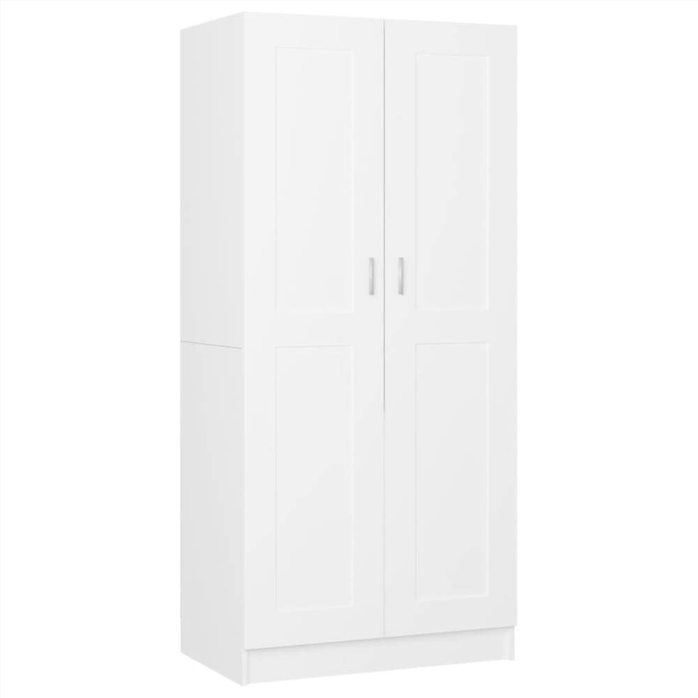 Wardrobe White 82.5x51.5x180 cm Chipboard