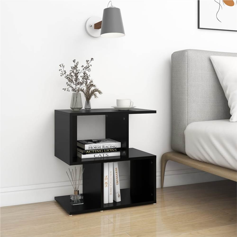 

Bedside Cabinet Black 50x30x51.5 cm Chipboard