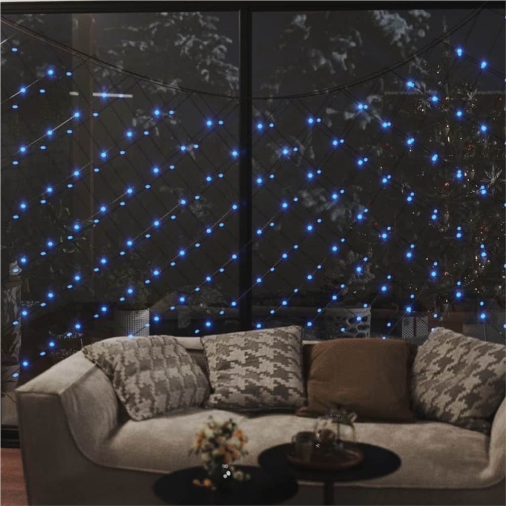 Christmas Net Light Blue 3x3 m 306 LED Indoor Outdoor