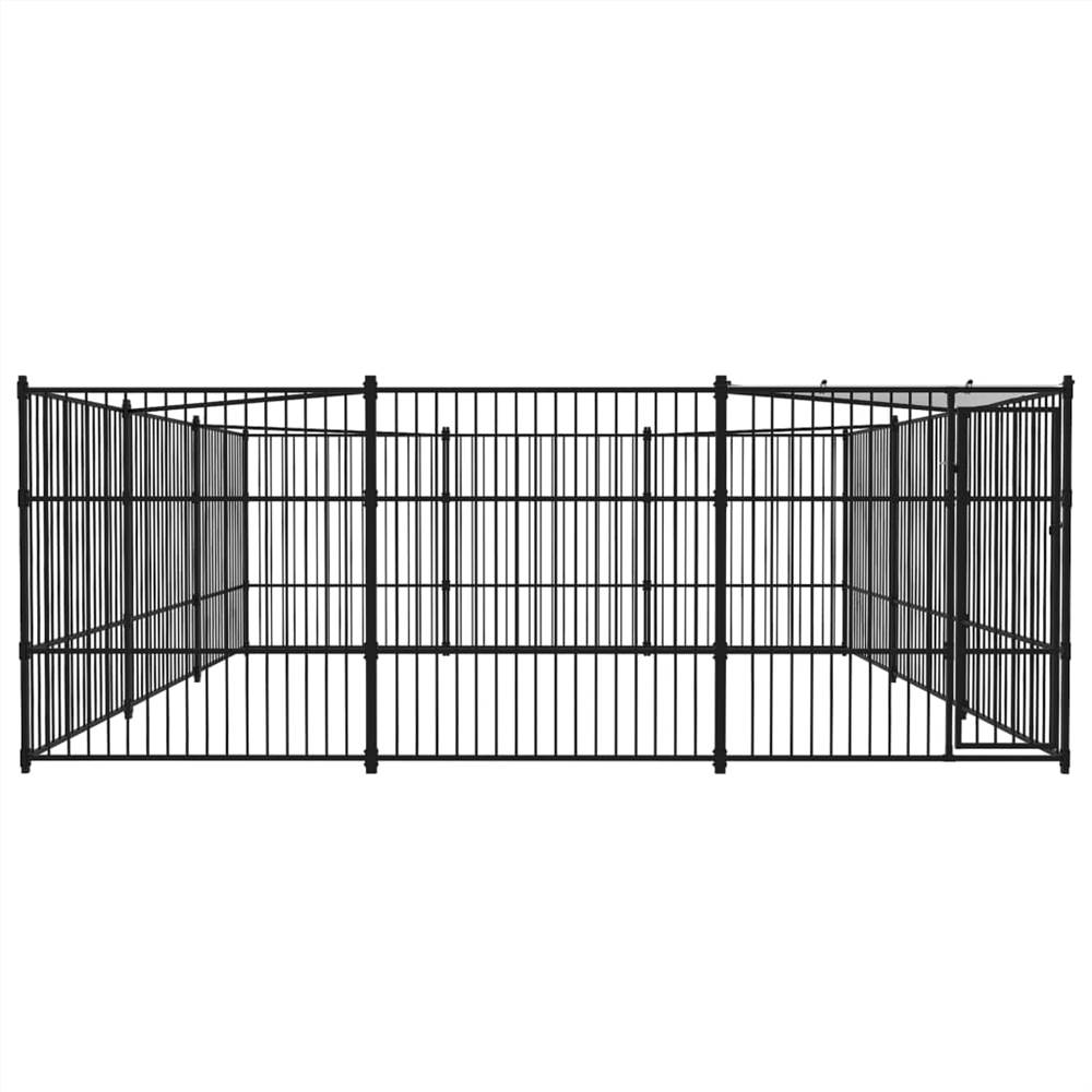 Outdoor Dog Kennel 5x5x2 m