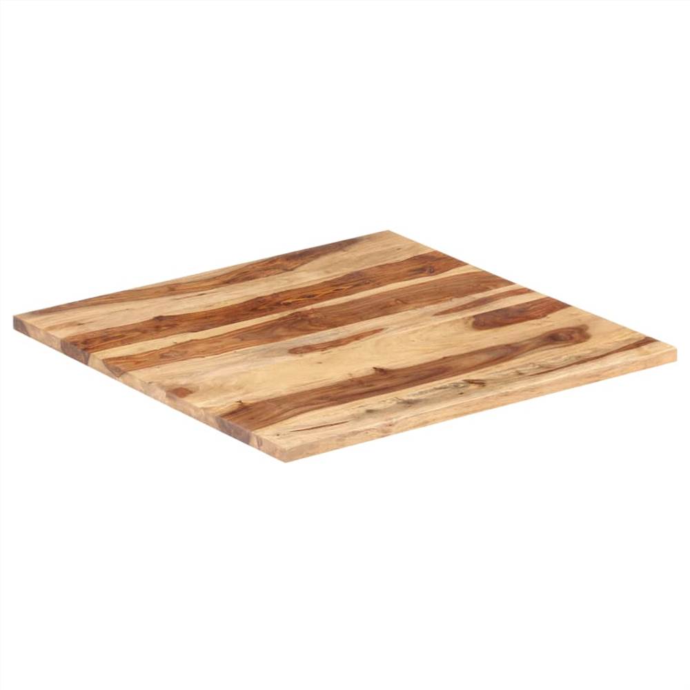 Table Top Solid Sheesham Wood 25-27 mm 60x60 cm