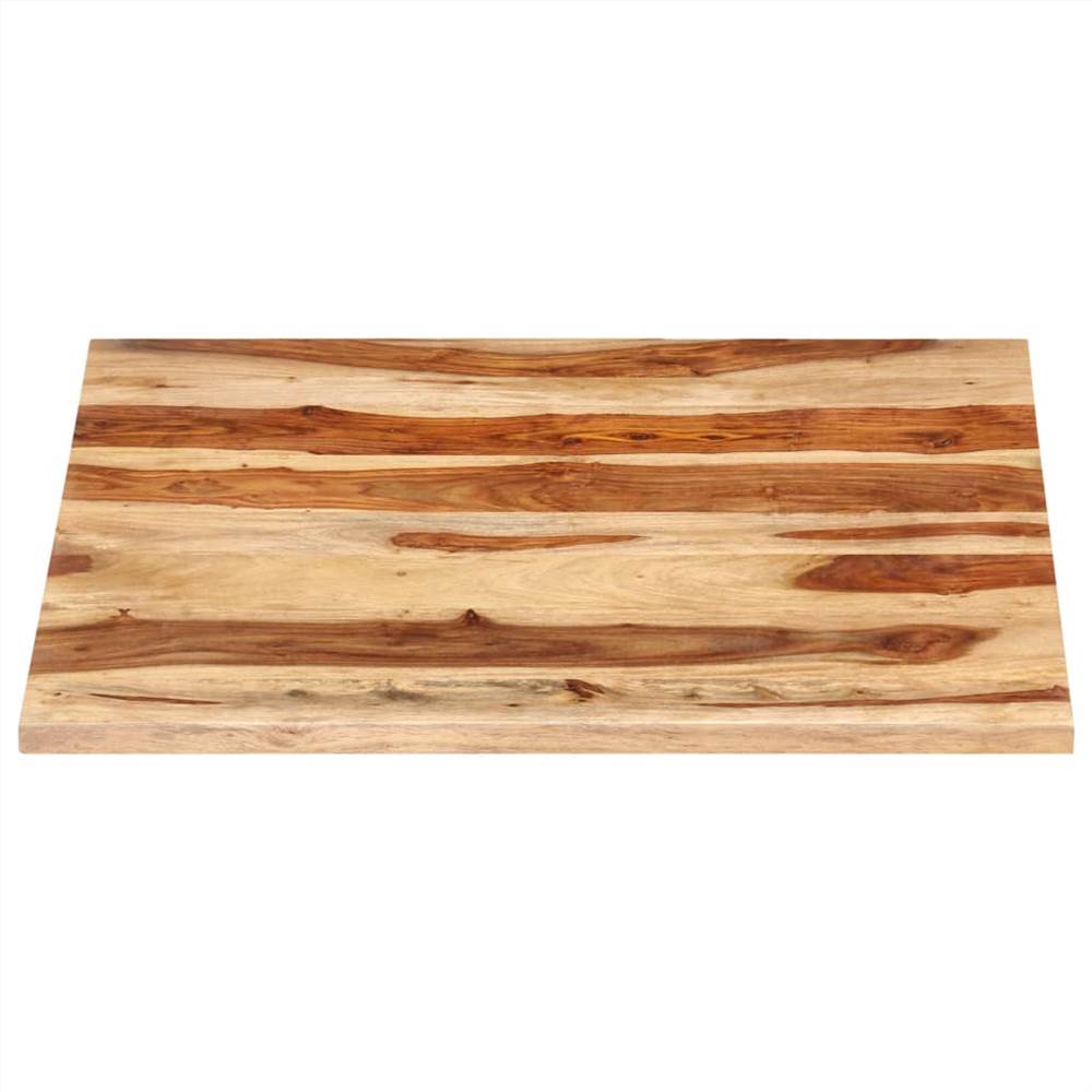 Table Top Solid Sheesham Wood 25-27 mm 60x60 cm