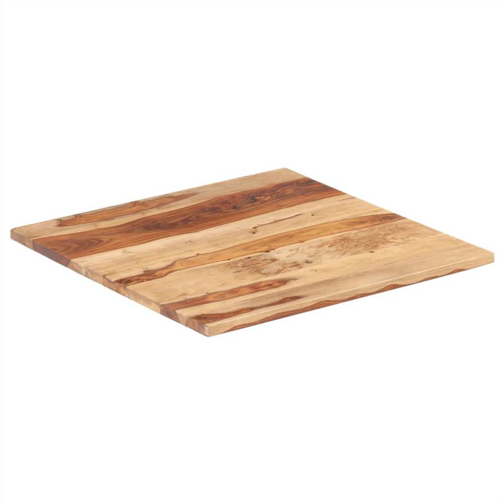 Table Top Solid Sheesham Wood 25-27 mm 60x60 cm