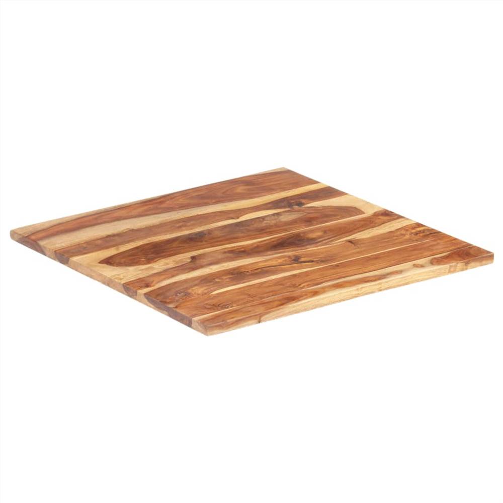 Table Top Solid Sheesham Wood 25-27 mm 60x60 cm