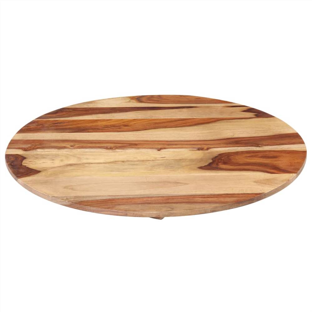 Table Top Solid Sheesham Wood Round 15-16 mm 80 cm