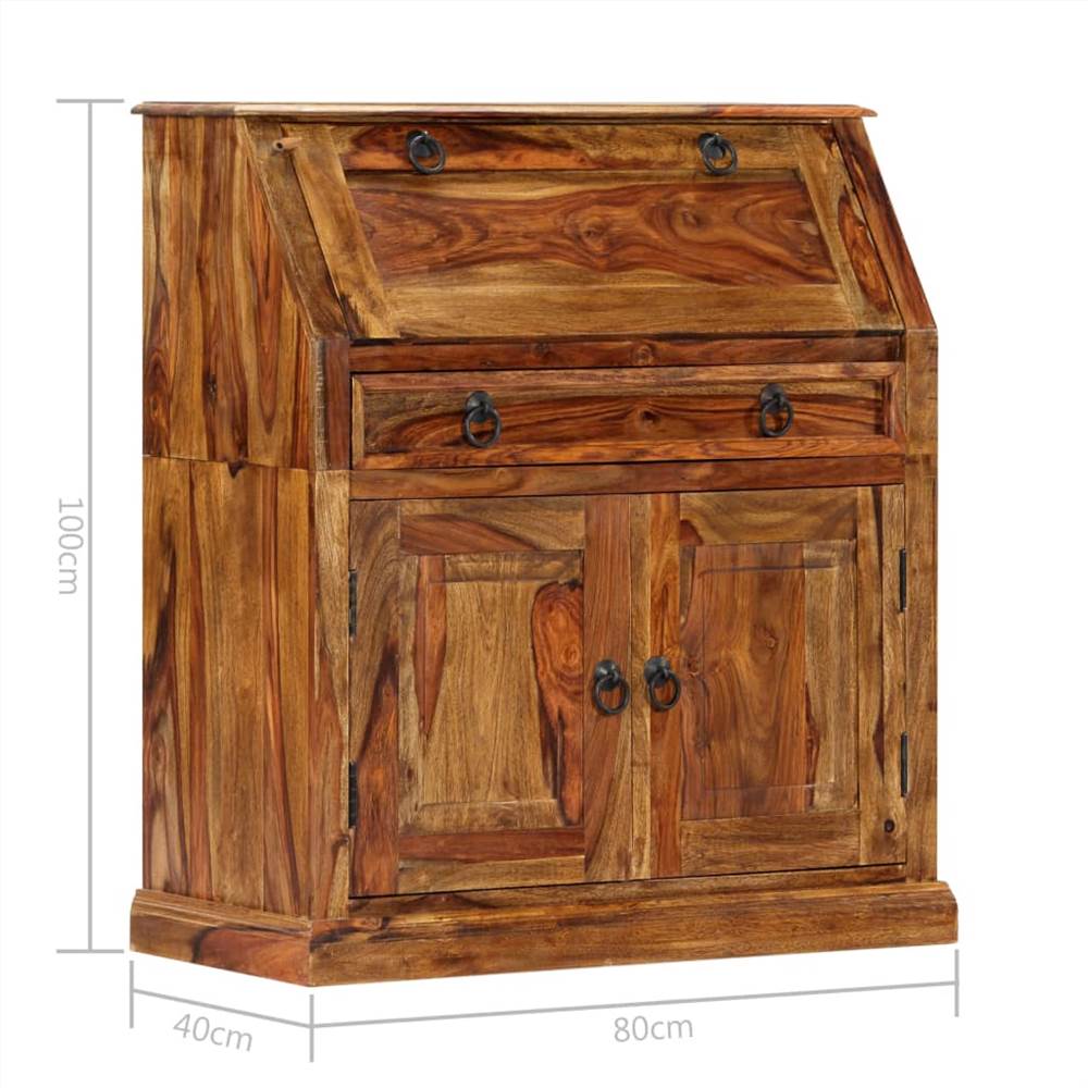 Work Cabinet 80x40x100 cm Solid Sheesham Wood