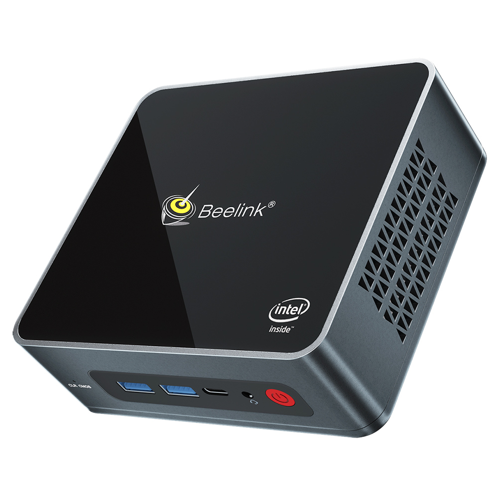 جهاز كمبيوتر Beelink U59 صغير الحجم Intel Jasper Lake N5095 16GB RAM / 512GB SSD 2.4G + 5G WIFI Bluetooth 1000Mbps LAN 2xHDMI