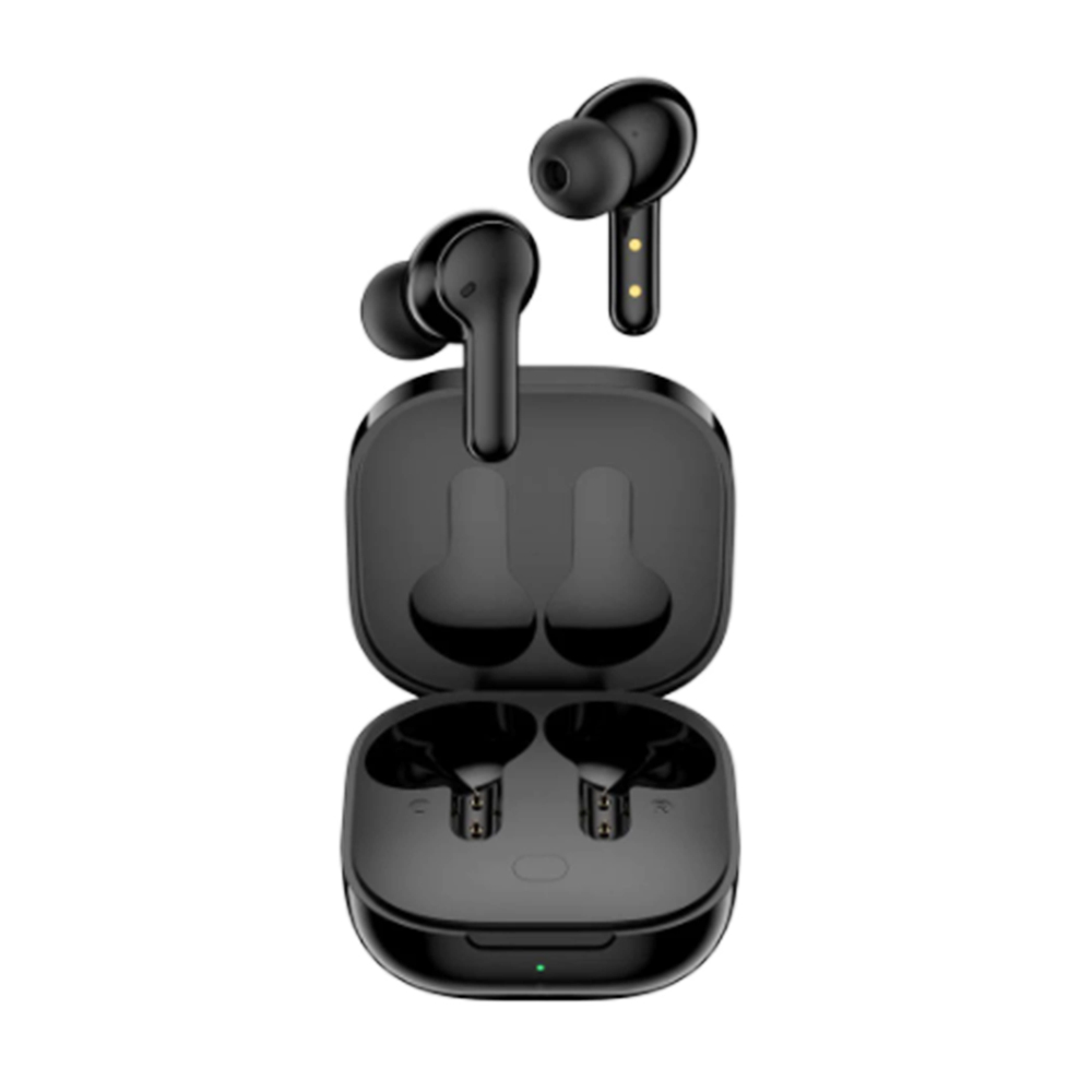 QCY T13 Bluetooth 5.1 Wireless TWS Fone de ouvido Touch Control Earbuds 4 microfones ENC HD Call - Preto
