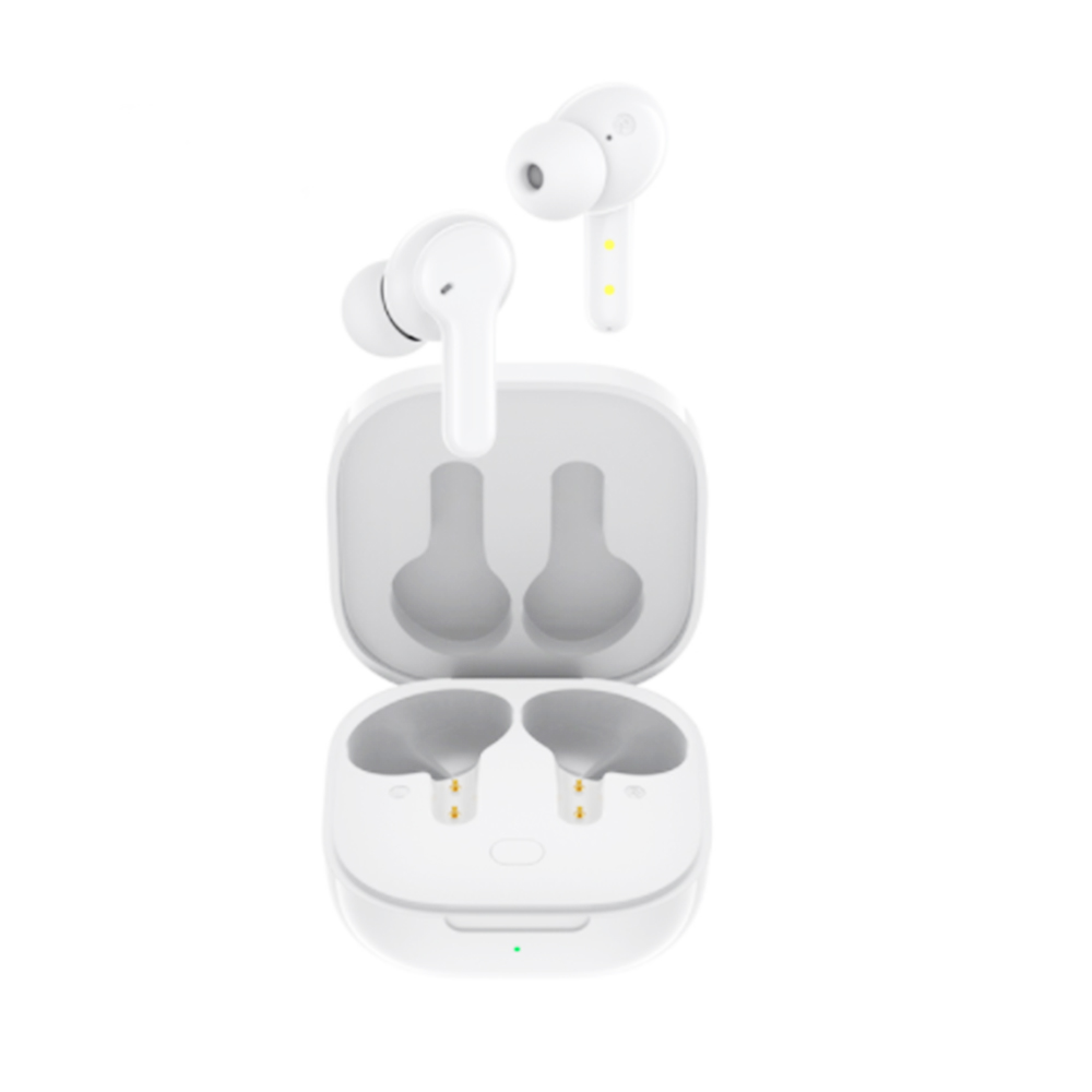 QCY T13 Bluetooth 5.1 Bezprzewodowe słuchawki TWS Sterowanie dotykowe Słuchawki douszne 4 Mikrofony ENC Połączenie HD - białe