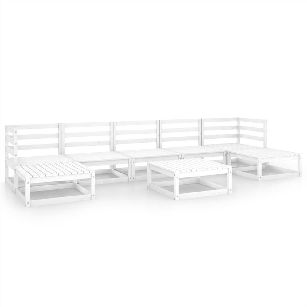 

8 Piece Garden Lounge Set Solid Pinewood