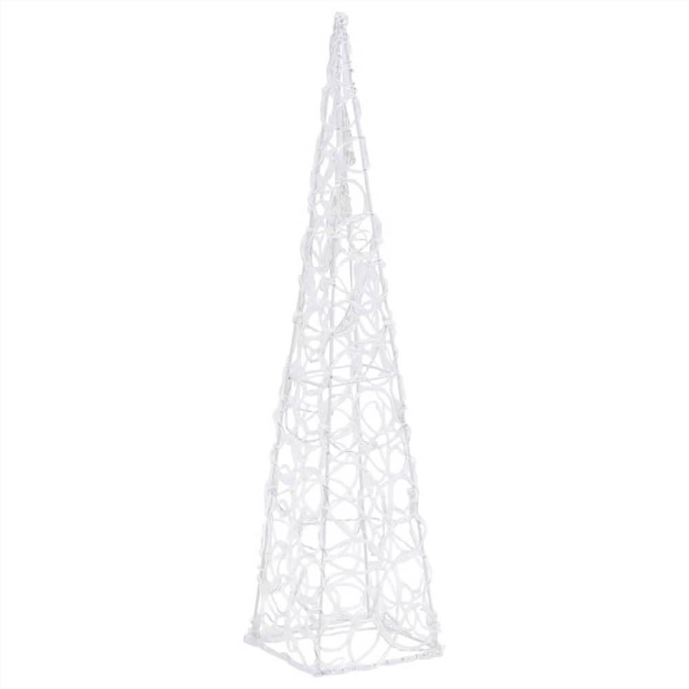 Acrylic Decorative Round LED Light Cone Warm White 60 cm
