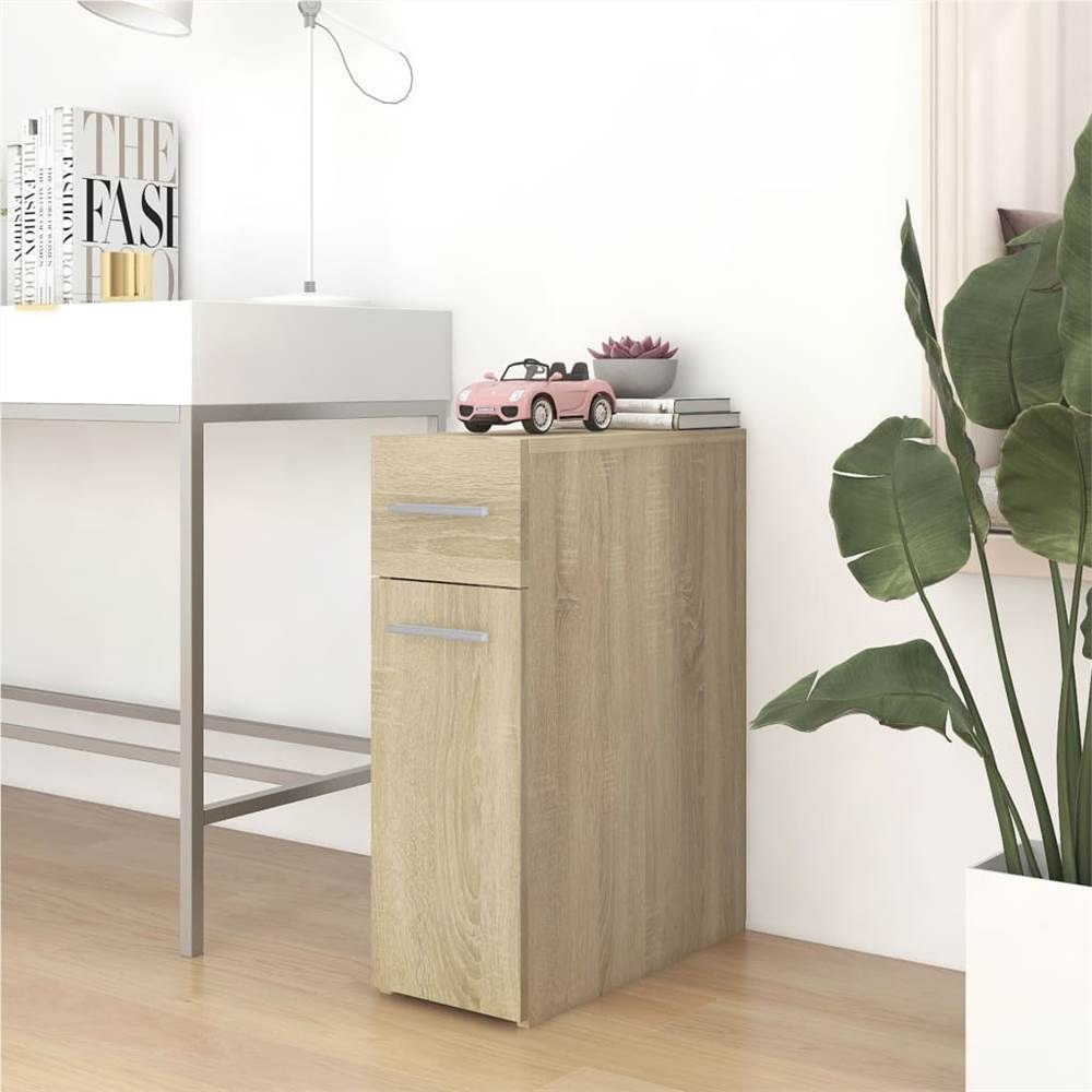 Apothecary Cabinet Sonoma Oak 20x45.5x60 cm Chipboard