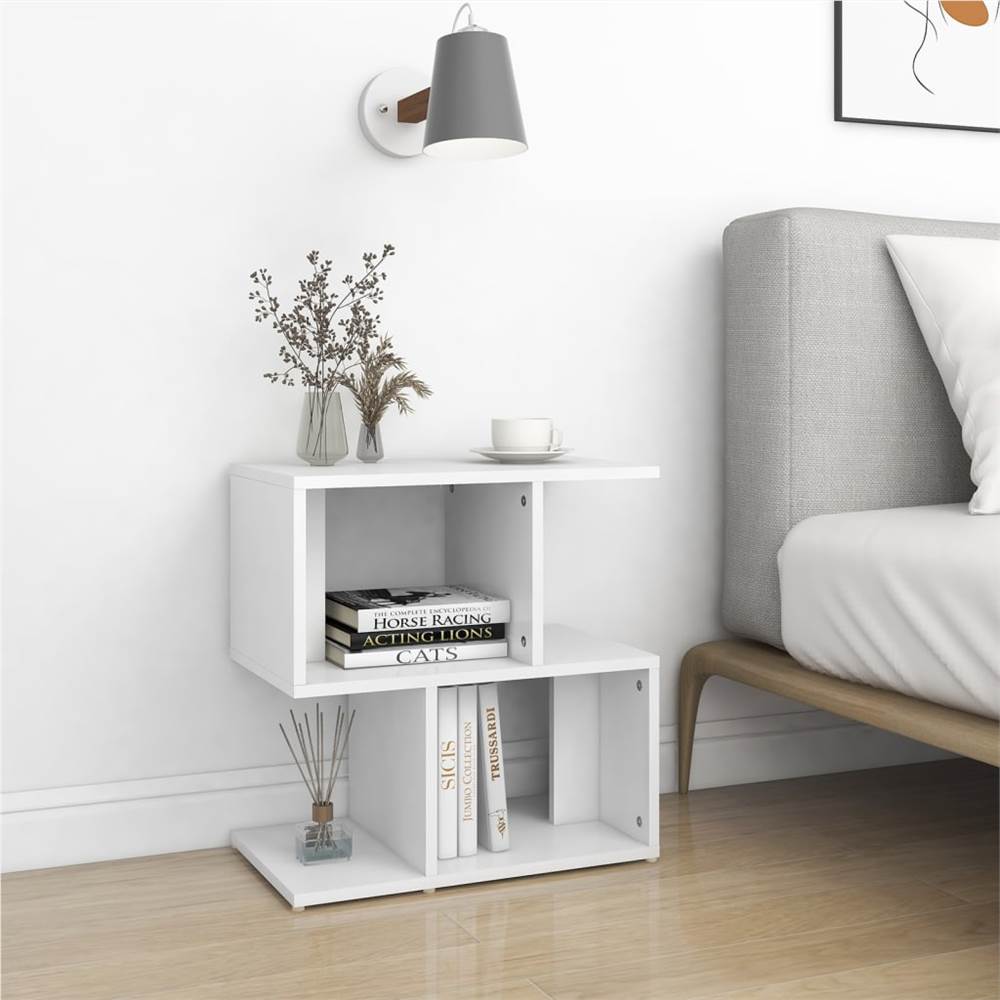 

Bedside Cabinet White 50x30x51.5 cm Chipboard