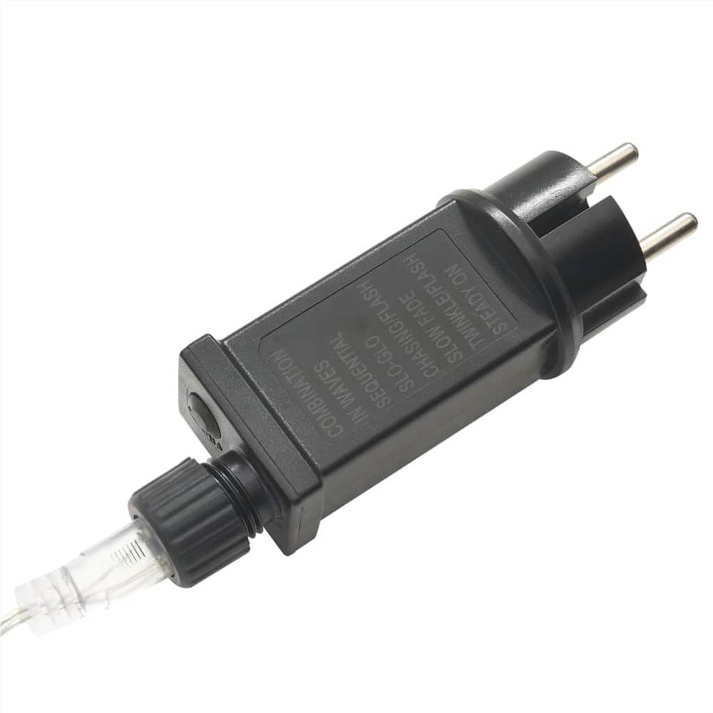 Christmas Icicle Lights 100pcs Warm White Acrylic Remote Control