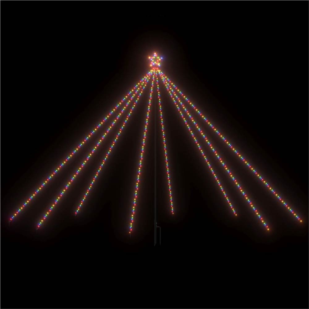 Christmas Tree Lights Indoor Outdoor 576 LEDs Colourful 3.6 m