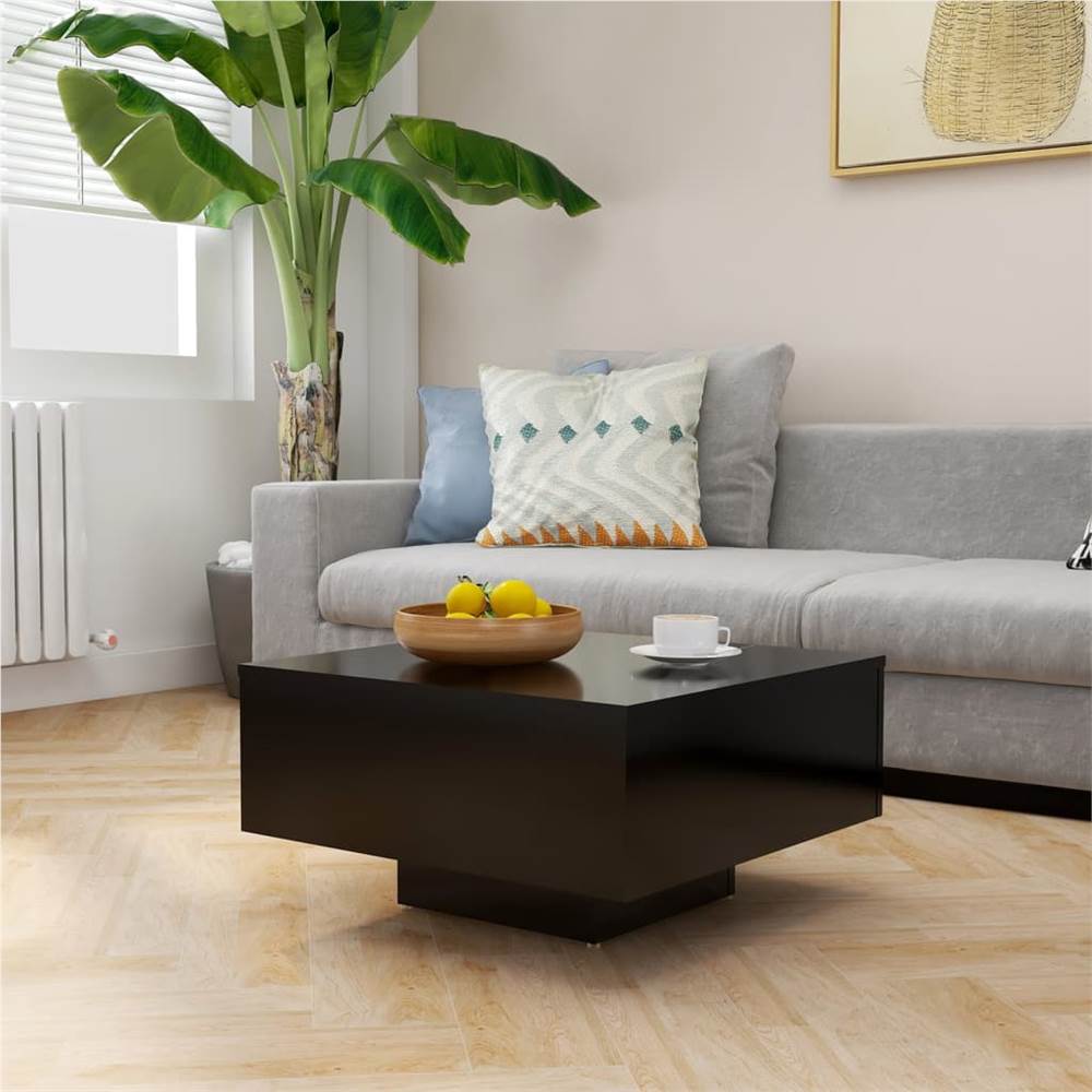 

Coffee Table Black 60x60x31.5 cm Chipboard