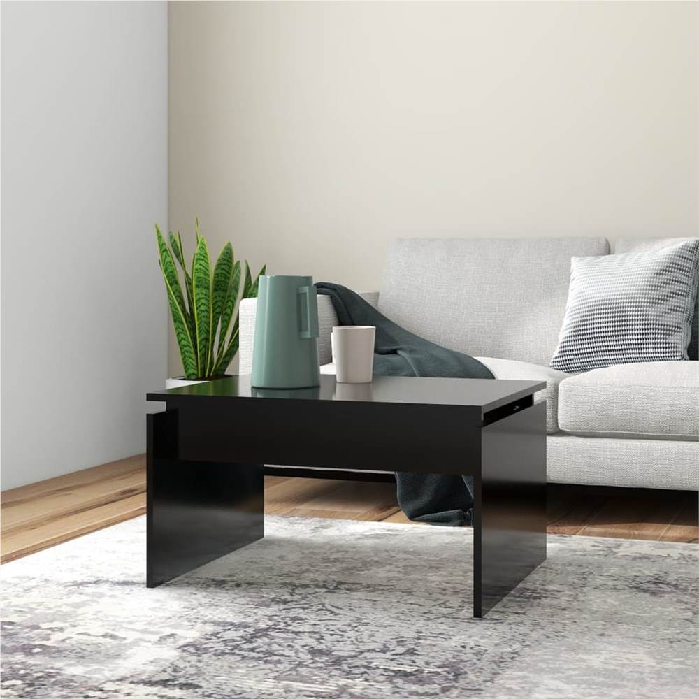 

Coffee Table Black 68x50x38 cm Chipboard