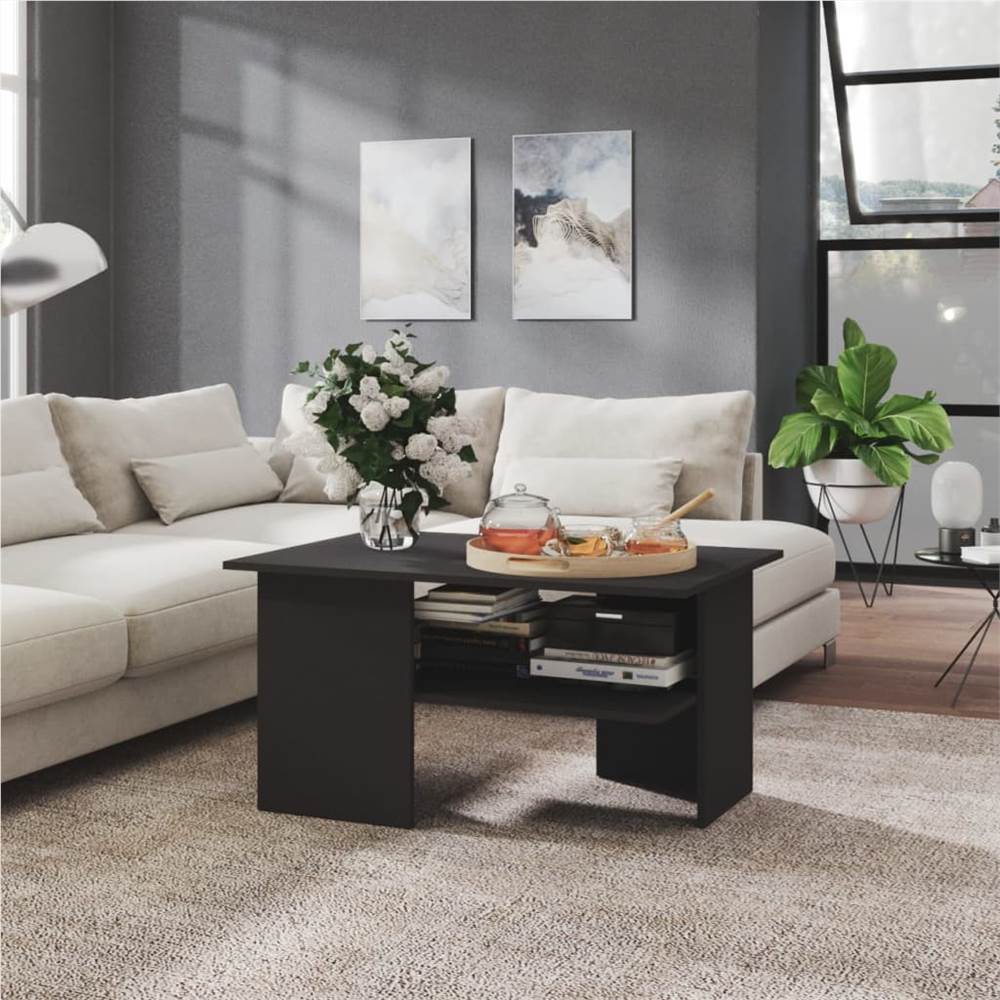 

Coffee Table Grey 90x60x46.5 cm Chipboard