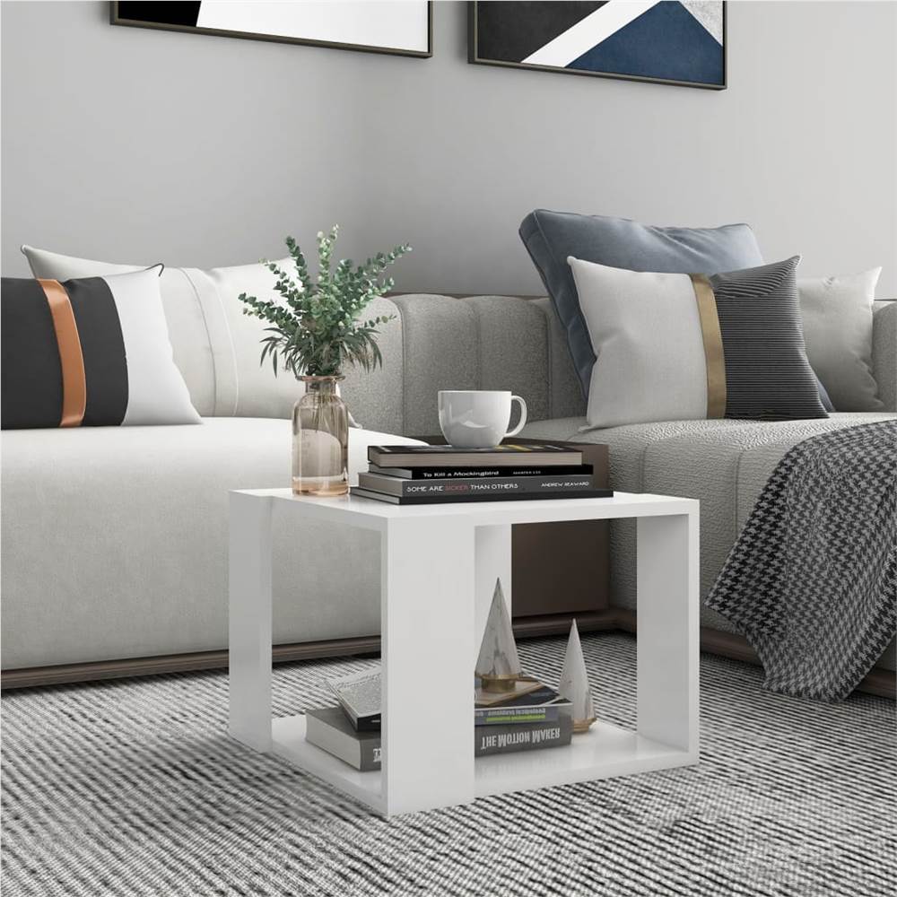 

Coffee Table White 40x40x30 cm Chipboard