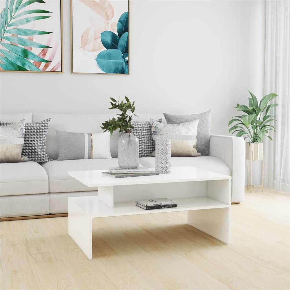 

Coffee Table White 90x60x42.5 cm Chipboard