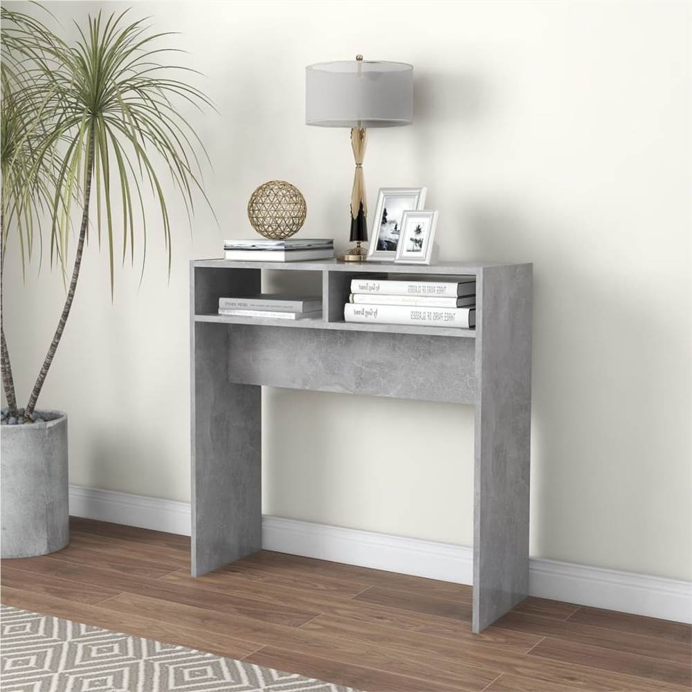 

Console Table Concrete Grey 78x30x80 cm Chipboard