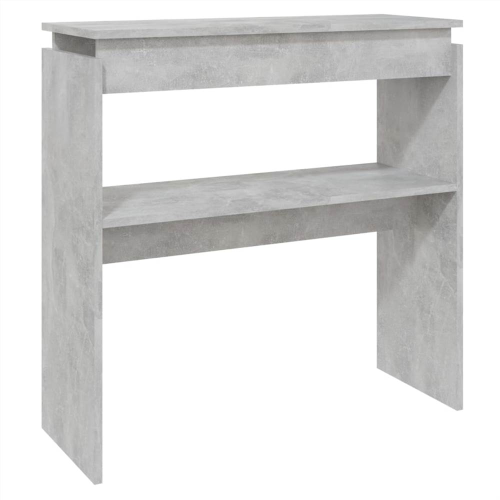 Console Table Concrete Grey 80x30x80 cm Chipboard