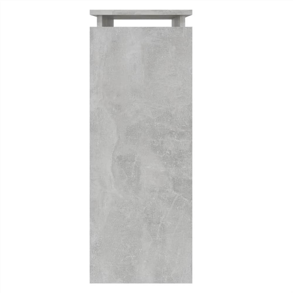 Console Table Concrete Grey 80x30x80 cm Chipboard