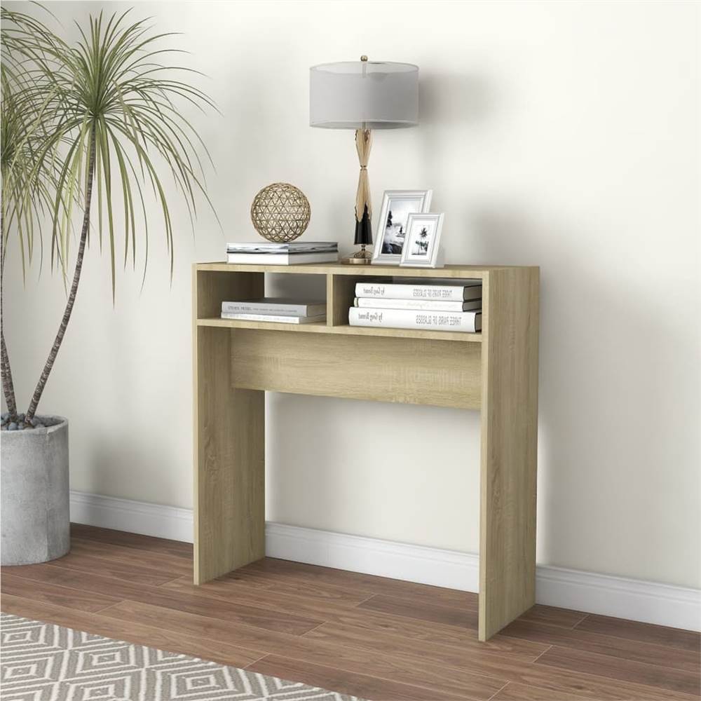 

Console Table Sonoma Oak 78x30x80 cm Chipboard