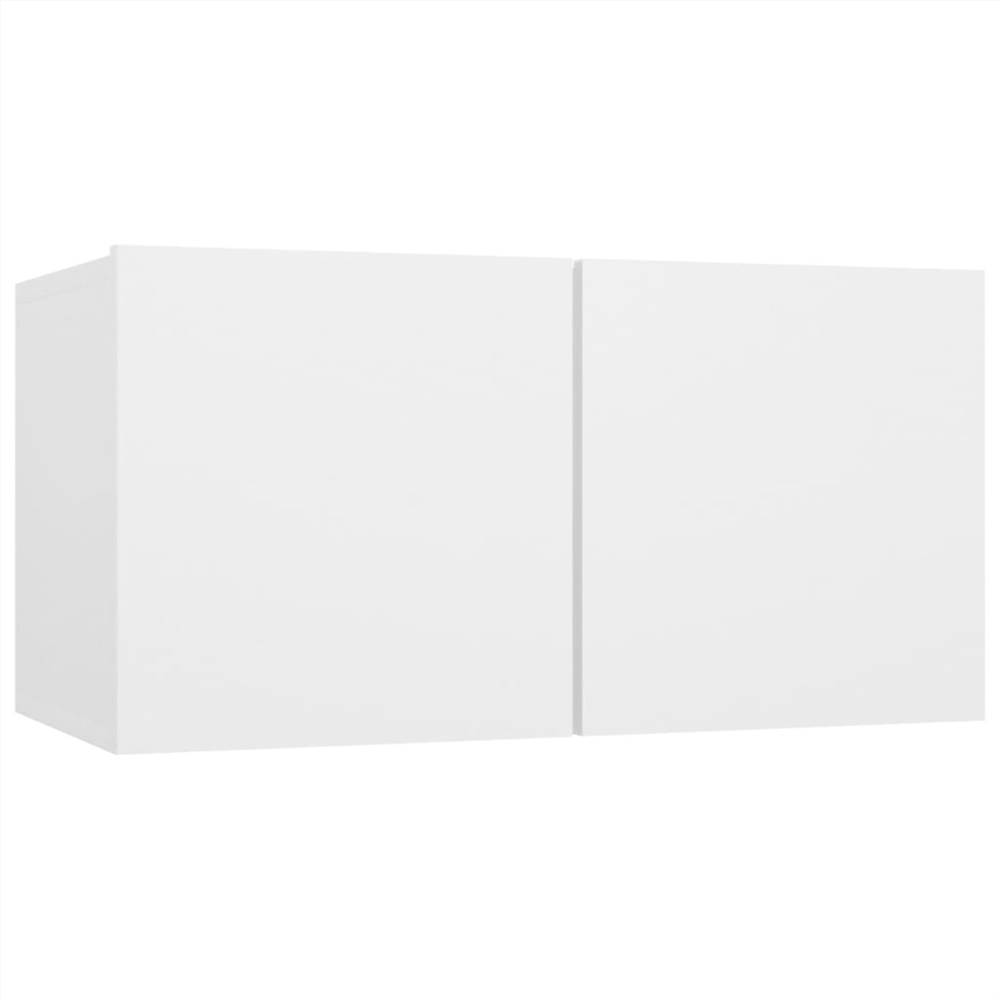 Hanging TV Cabinets 3 Pcs White 60x30x30 Cm 15 Hanging TV Cabinets 3 pcs White 60x30x30 cm