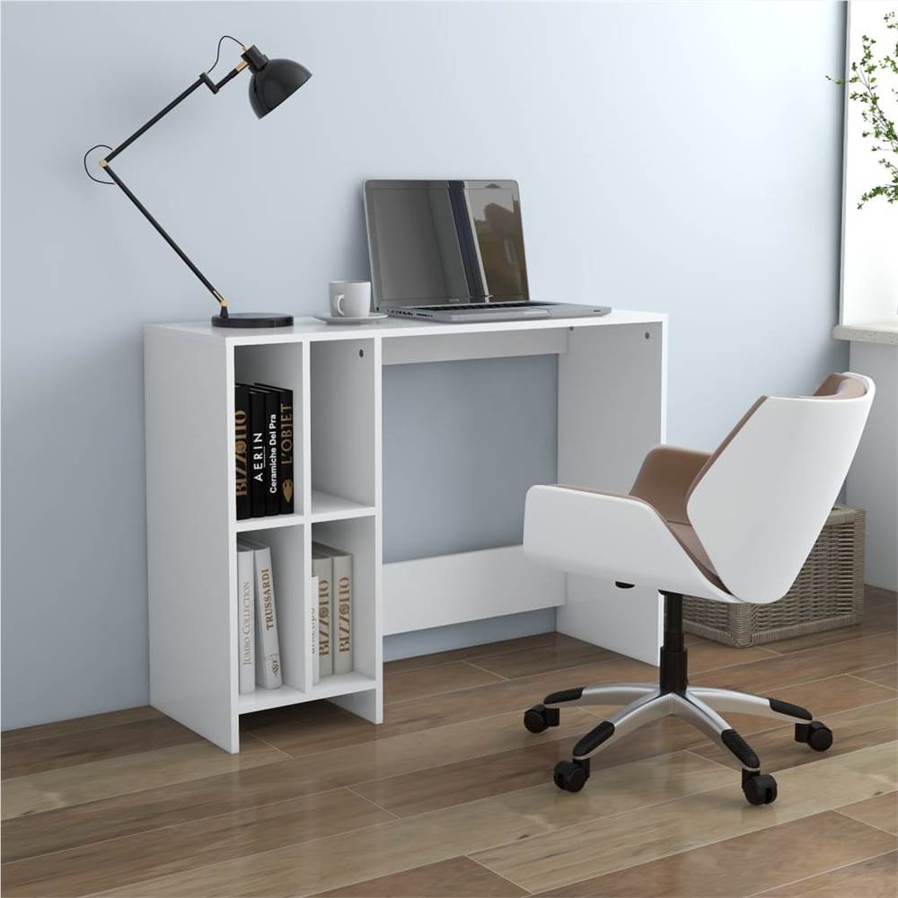 

Notebook Desk White 102.5x35x75 cm Chipboard