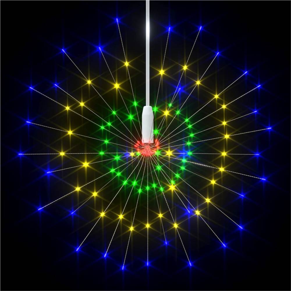 Outdoor Christmas Firework Lights 10pcs Multicolour 50cm1400LEDs