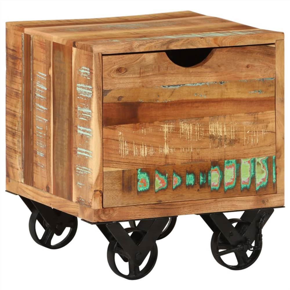 

Side Table 40x40x45 cm Solid Reclaimed Wood