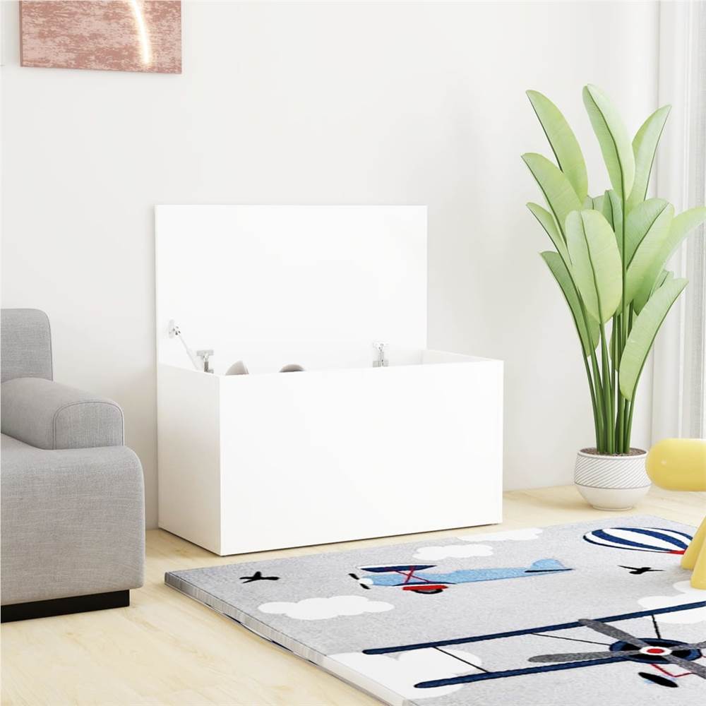 

Storage Chest White 84x42x46 cm Chipboard