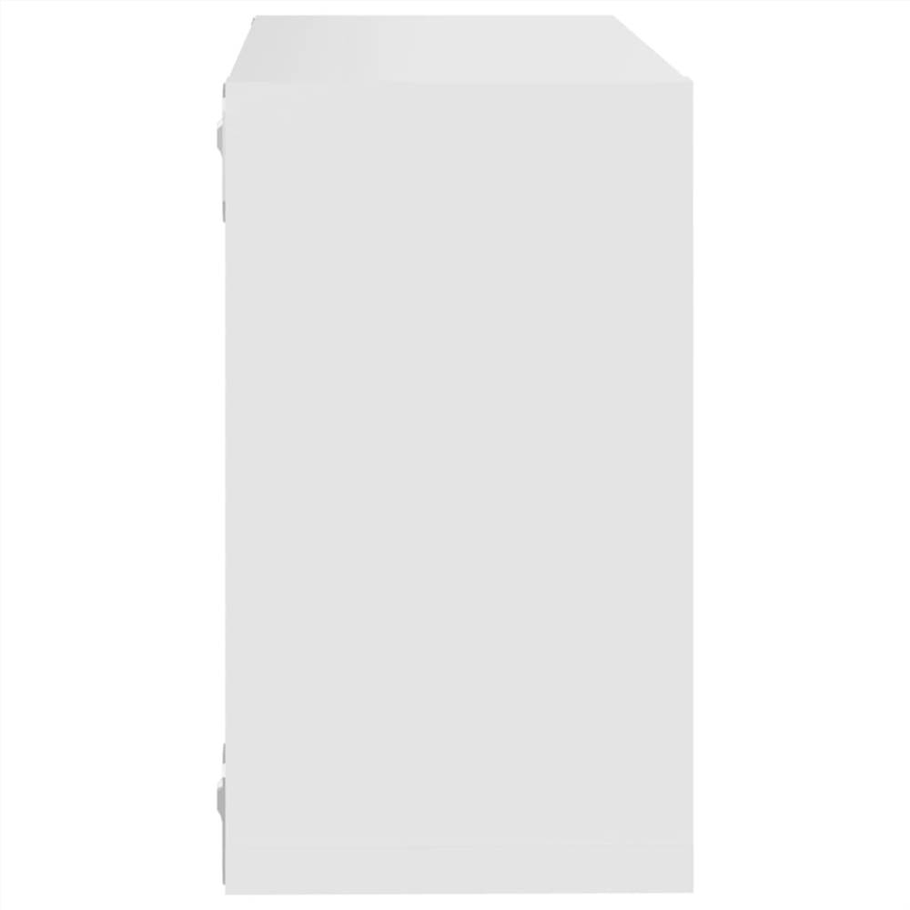 Wall Cube Shelves 6 pcs White 26x15x26 cm