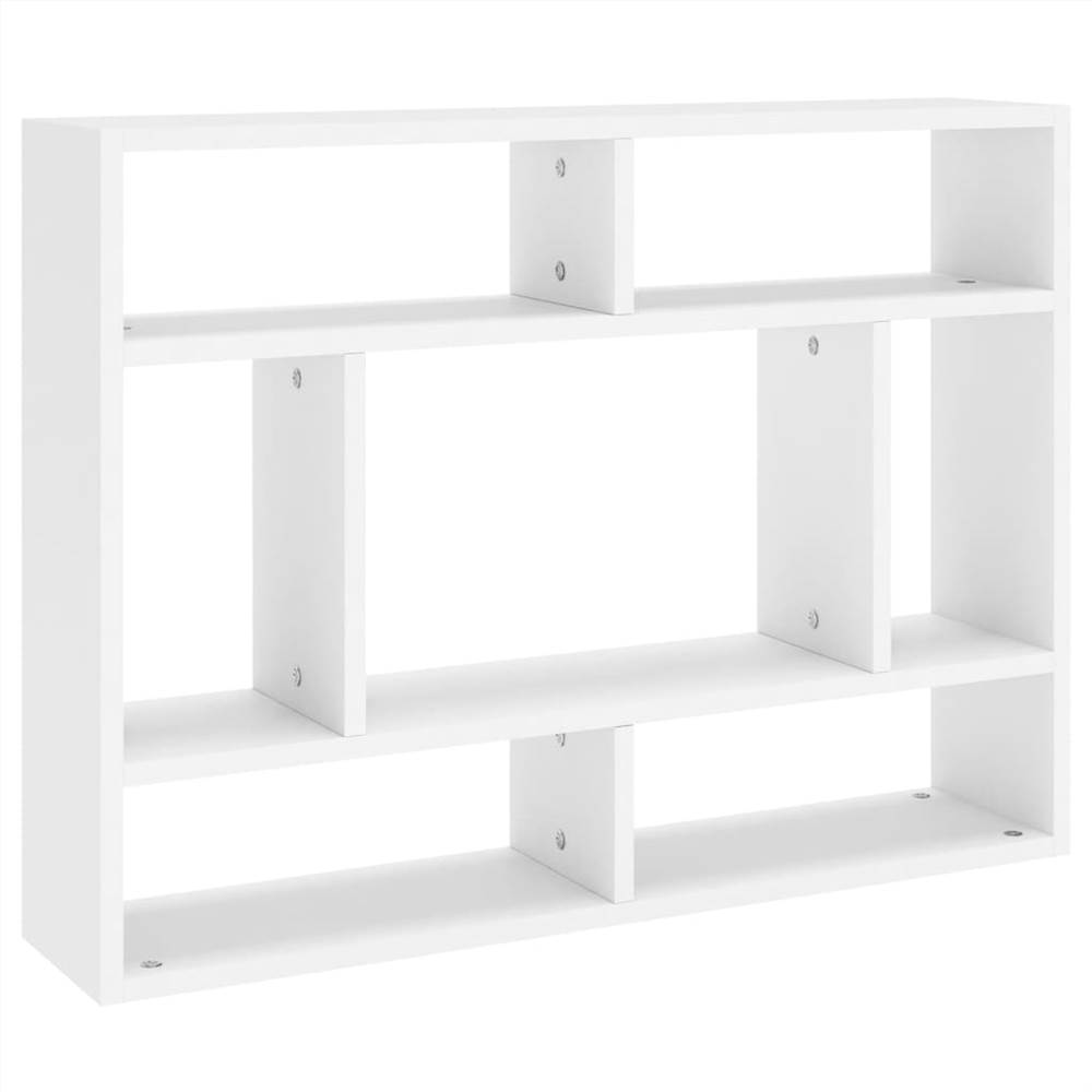 Wall Shelf White 75x16x55 cm Chipboard