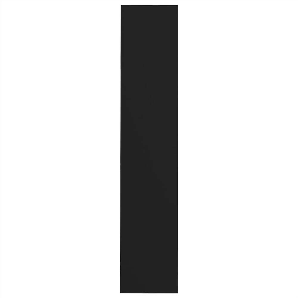 Wall Shoe Cabinet Black 60x18x90 Cm Chipboard 16 Wall Shoe Cabinet Black 60x18x90 cm Chipboard