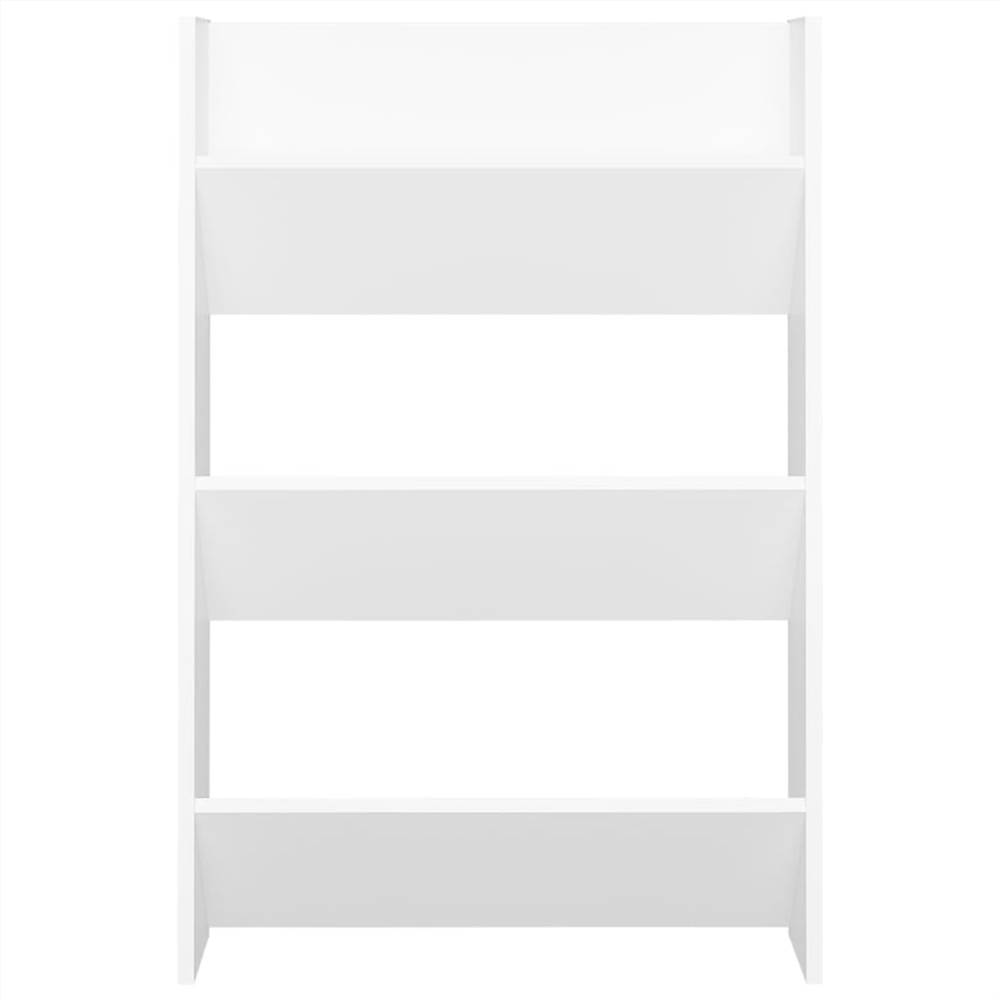 Wall Shoe White 60x18x90 cm Chipboard