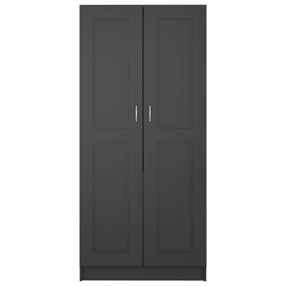 Wardrobe Grey 82.5x51.5x180 cm Chipboard