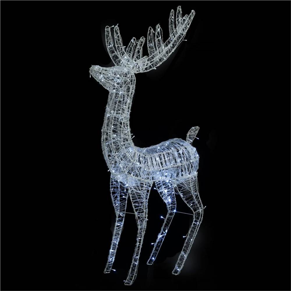 XXL Acrylic Christmas Reindeer 250 LED 180 cm Cold white